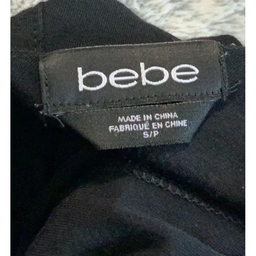 Bebe Black Summertime Dress‎ size Small - Picture 3 of 3